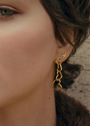 Bonnie earrings Forgyldt Maanesten